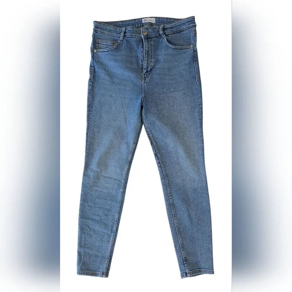 Zara Women's Skinny Jeans in Blue